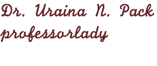 Dr. Uraina N. Pack professorlady 